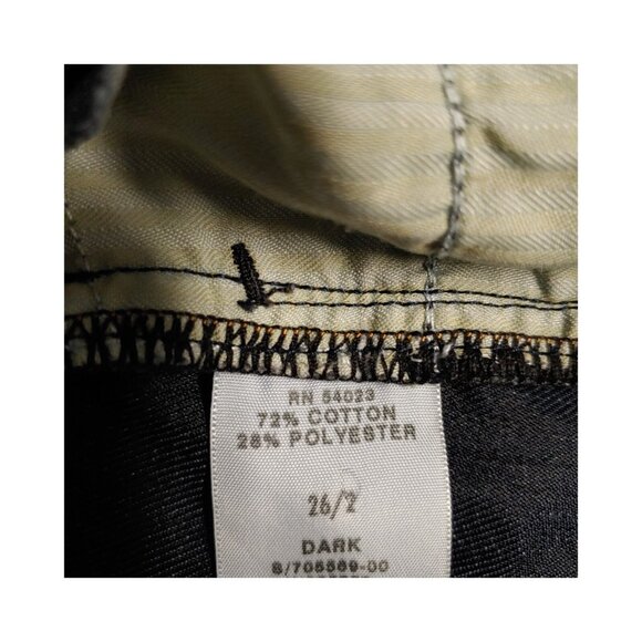 Gap 1969 Jeans Women's Size 26 Dark Wash Low Rise Stretch Skinny Denim Pants - Picture 8 of 11